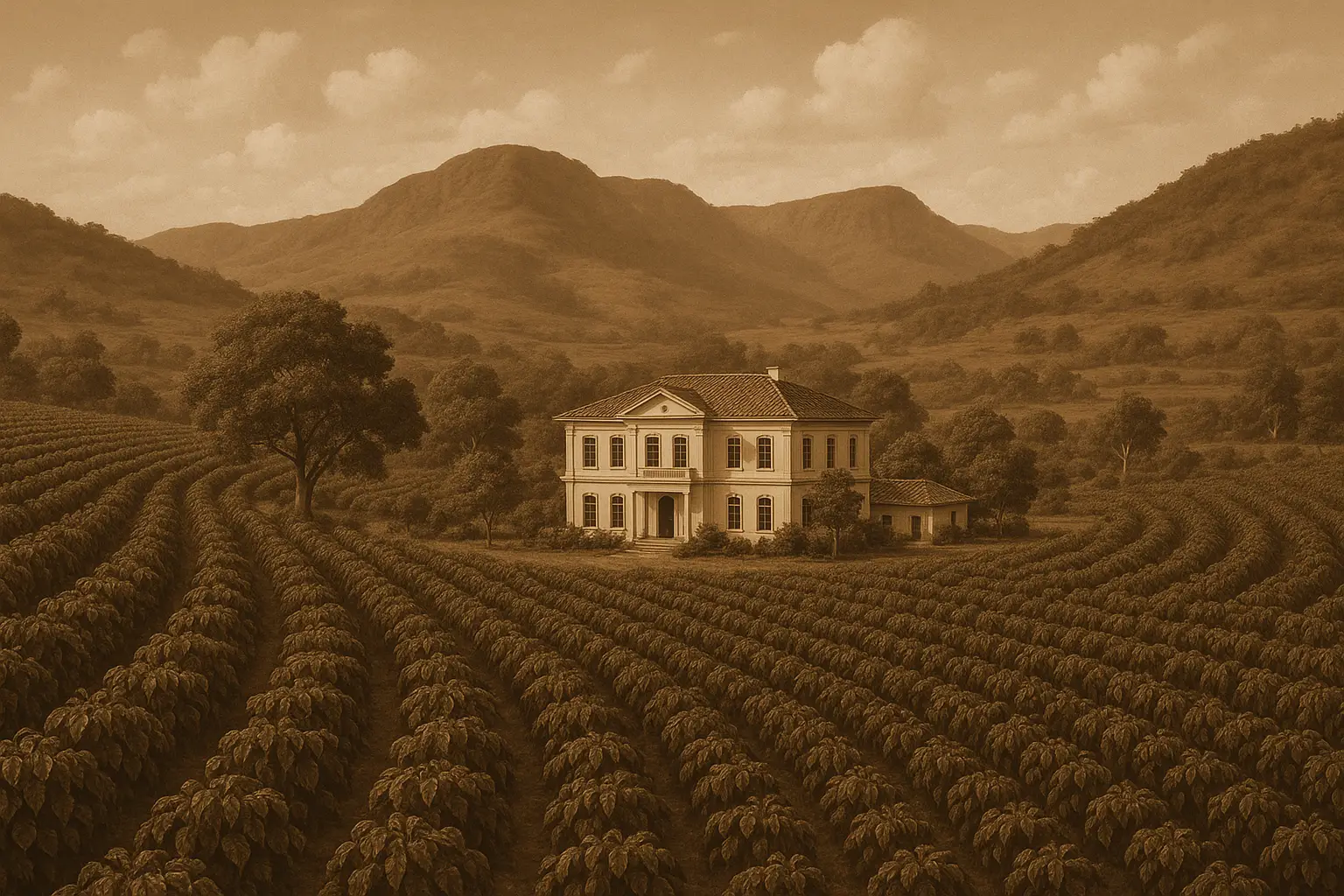 Reizinho Coffee Farm in the 1980s