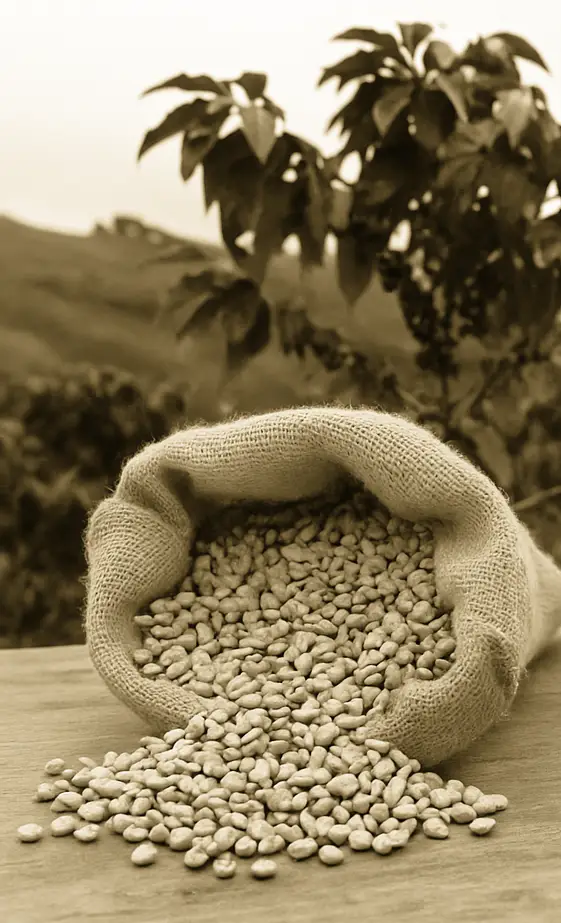 green coffee bean